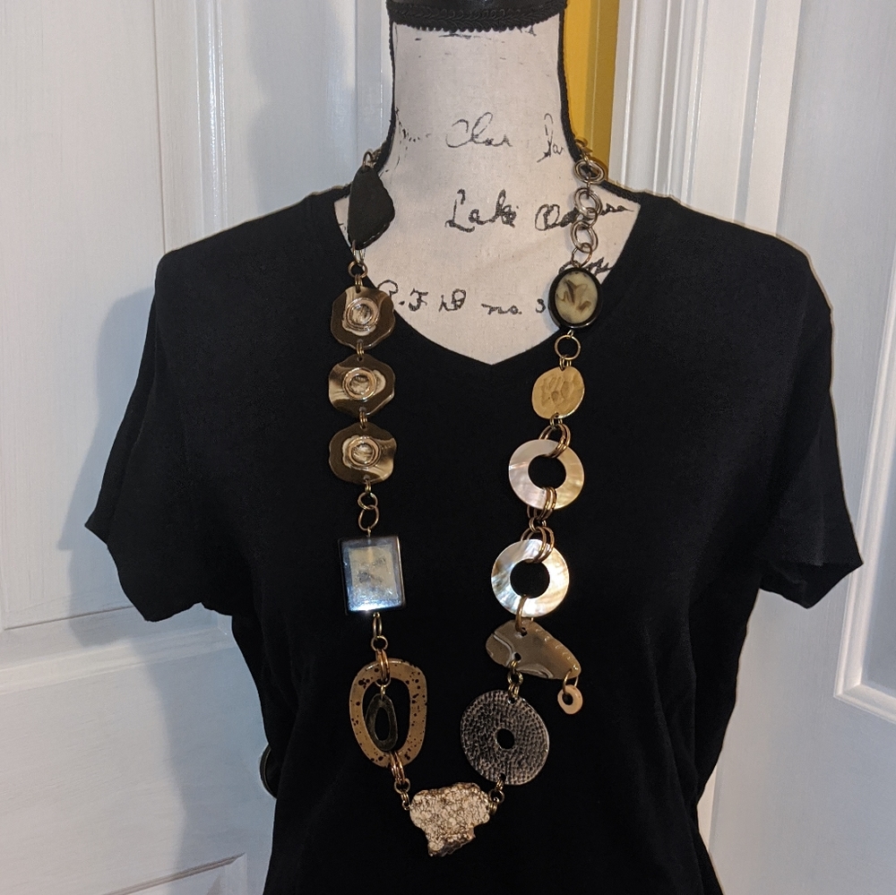 🦋BOGO Multi-Stone Statement Necklace